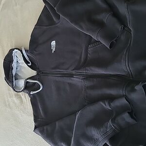 The north face mens sz lg black hoodie